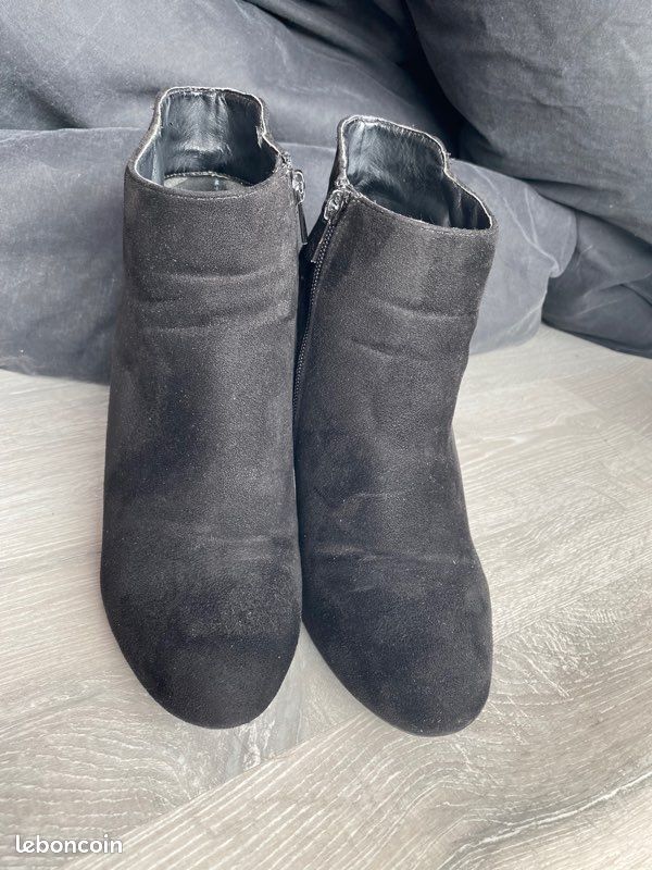 Bottines tallons noir (image 3)