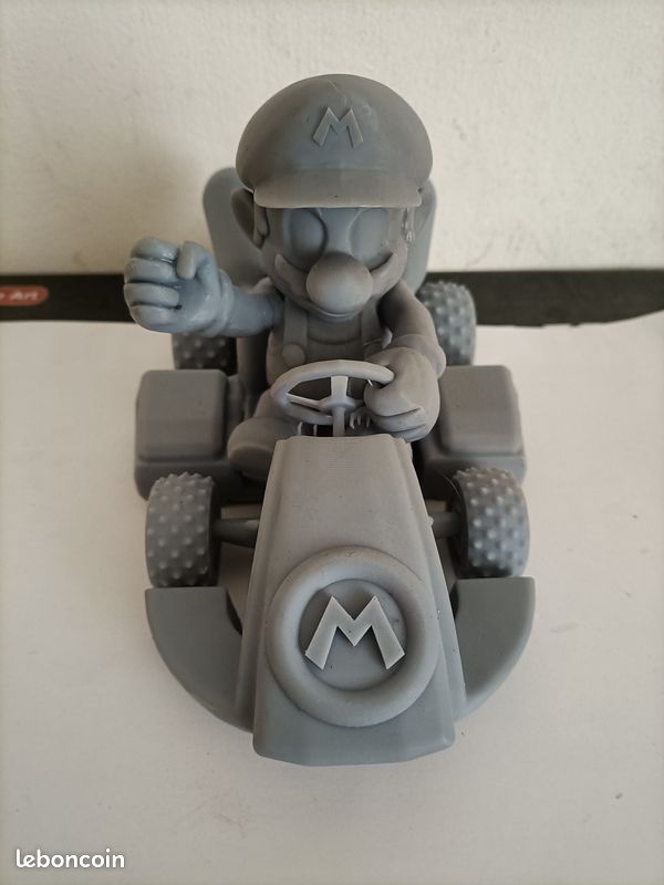 Figurine a peindre Mario kart résine (image 1)