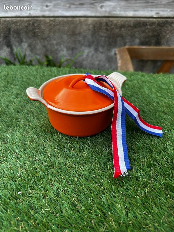 Plat Le Creuset Fonte émaillée Blanc – N°24 – Plat à Gratin Ovale – Occasion