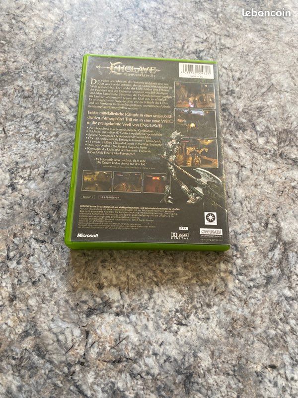 N1217 JEU COMPLET PAL FR MICROSOFT XBOX : LE SEIGNEUR DES ANNEAUX