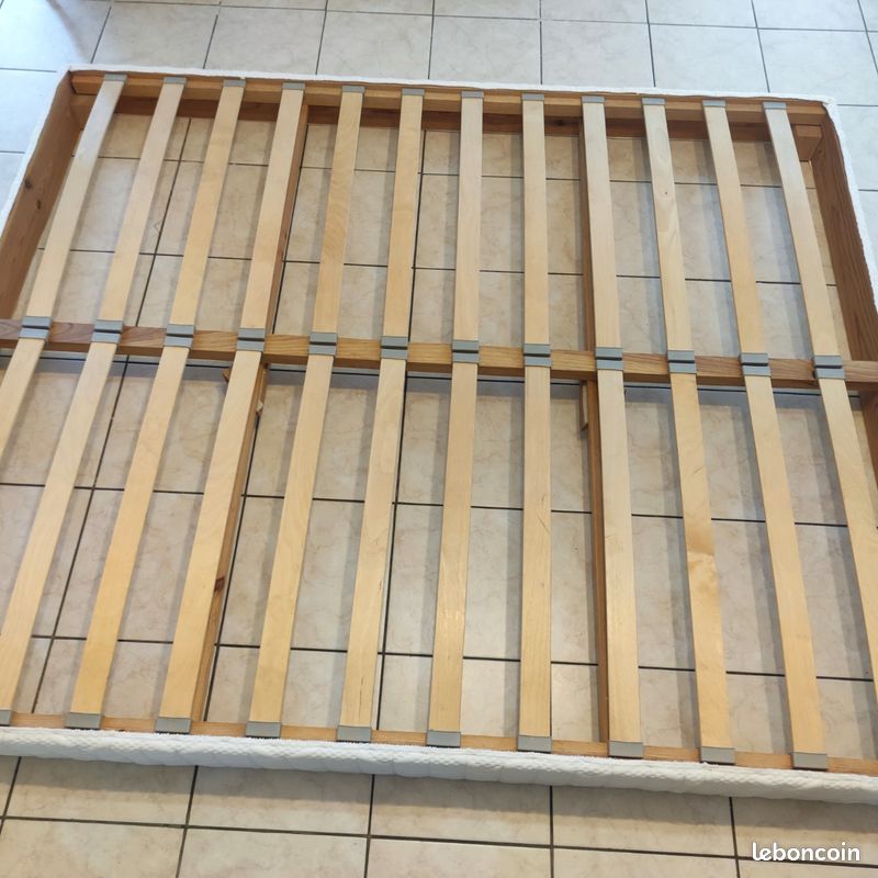 Sommier tapissier + matelas 160x190 (livraison possible) (image 5)