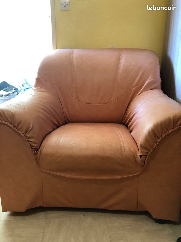 Canapé avec 2 fauteuils (image 2)
