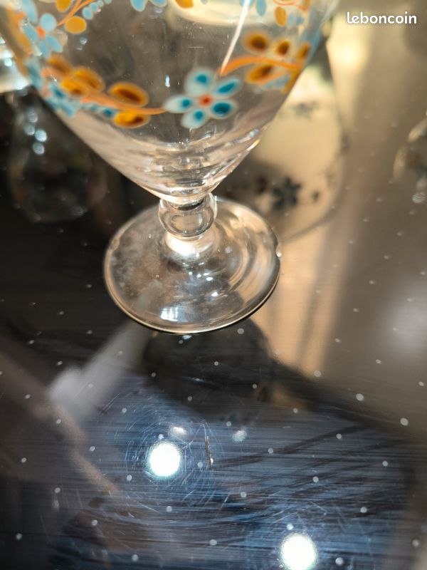 Carafe et verres années 30 (image 4)