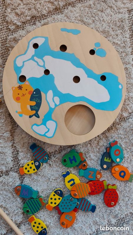 Jeu magnétique de pêche aux poissons pour enfants (image 2)