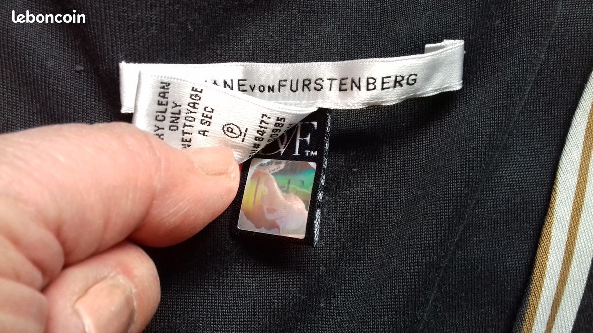 Robe en pure soie Diane Von Furstenberg T38 (image 2)