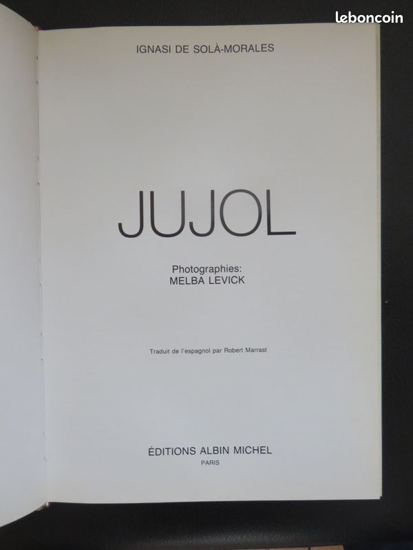 DE SOLA-MORALES Ignasi – Jujol (1ère édition) (image 2)