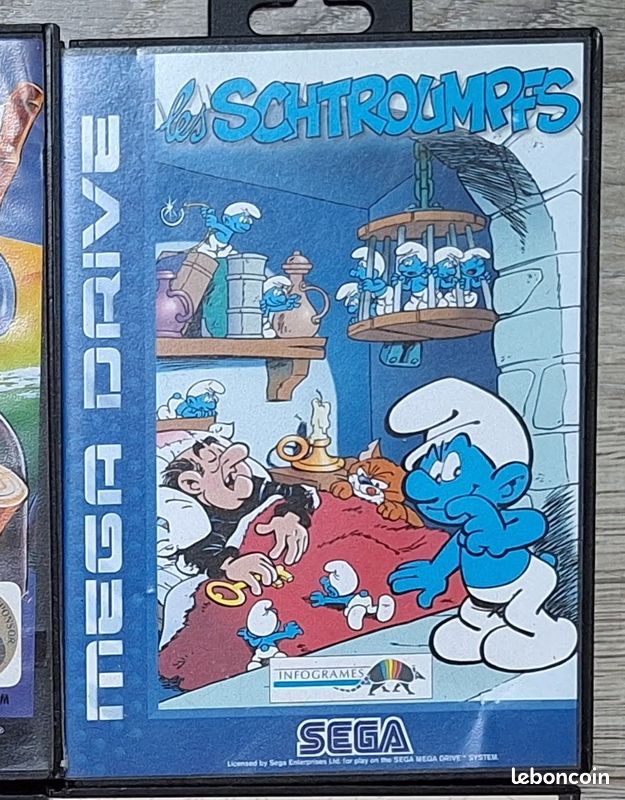 Sega Mega Drive Les Schtroumpfs (Smurfs) - Complet avec boîte et
