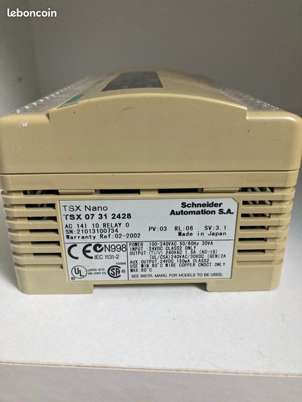 Automate Programmable Modicon TSX 07 31 2428 (Schneider / Telemecanique) - Occasion