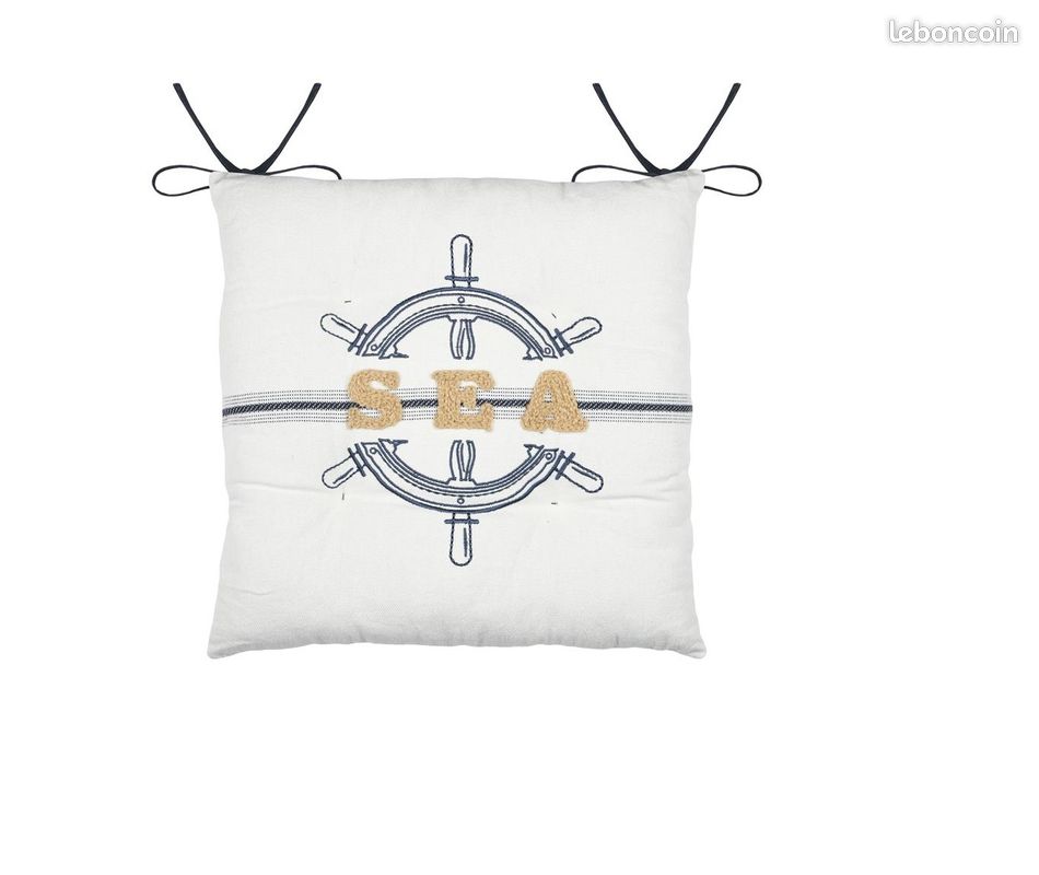 Assise de chaise 38 x 38 cm Sea maritime (image 1)