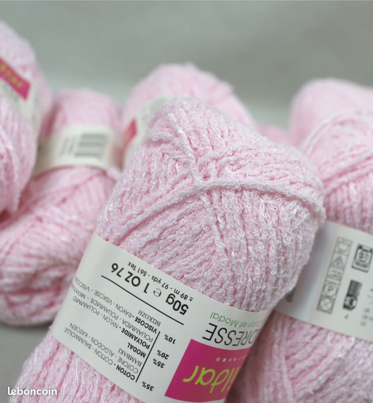 Hello Lot De 12 Pelotes Coton Pastel 100% – 25g / 62,5m – Idéal Amigurumi & Tricot Bébé