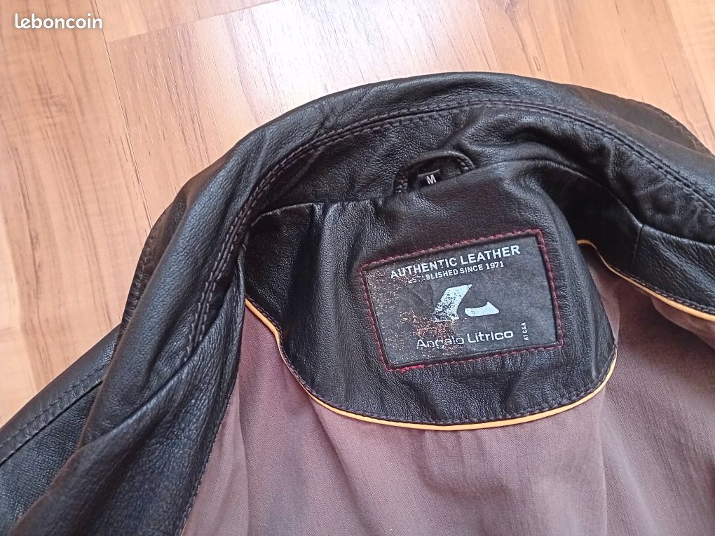 Veste en cuir- Homme (image 3)