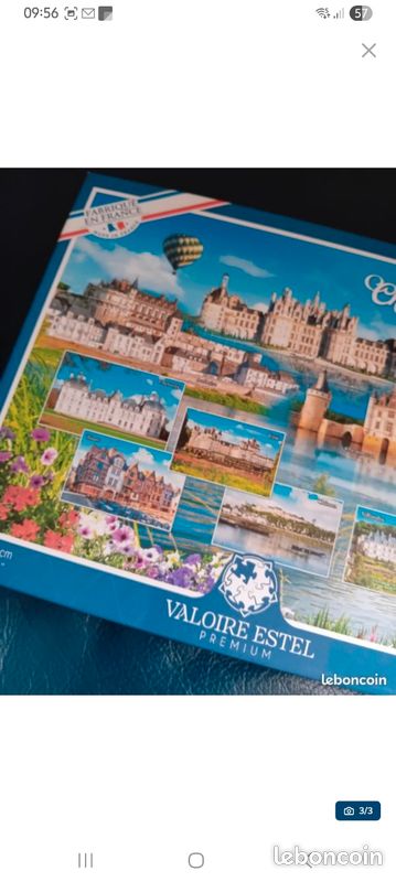 Puzzle 1000pieces châteaux de loire (image 3)