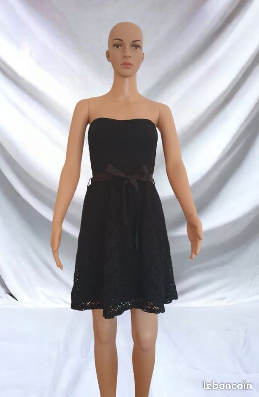 Robe Bustier Les Petites Taille L – Multicouleur, Longueur Genou, Très Bon état