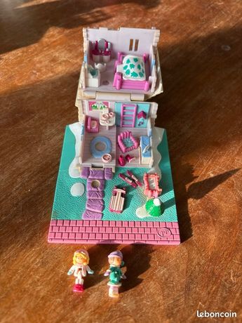Maison Polly Pocket Blue Bird 2000 – Igloo Avec Animaux – Occasion