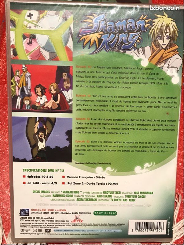 Dvd neuf shaman King 12 manga (image 2)