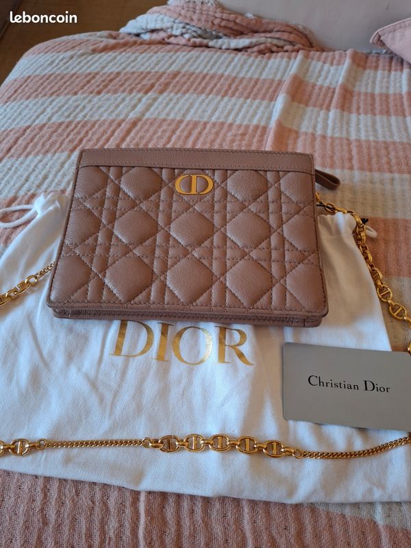 Pochette bandoulière dior caro cannage (image 1)