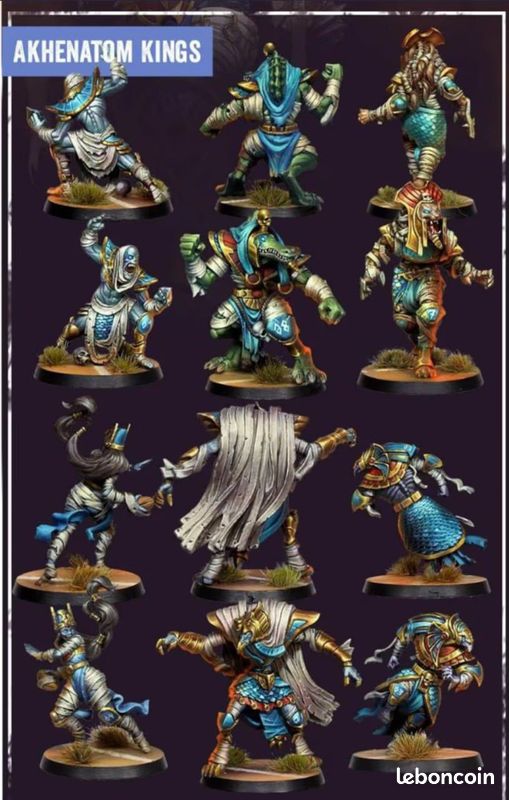 Équipe blood bowl 15 figurines en résine plus socles 32 mm (image 1)
