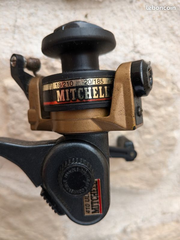 Moulinet Mitchell 410 Vintage – Boîte D'origine, Mode D'emploi, Garantie 1974, France