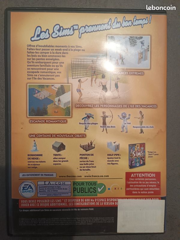 CD-ROM Les Sims (image 3)