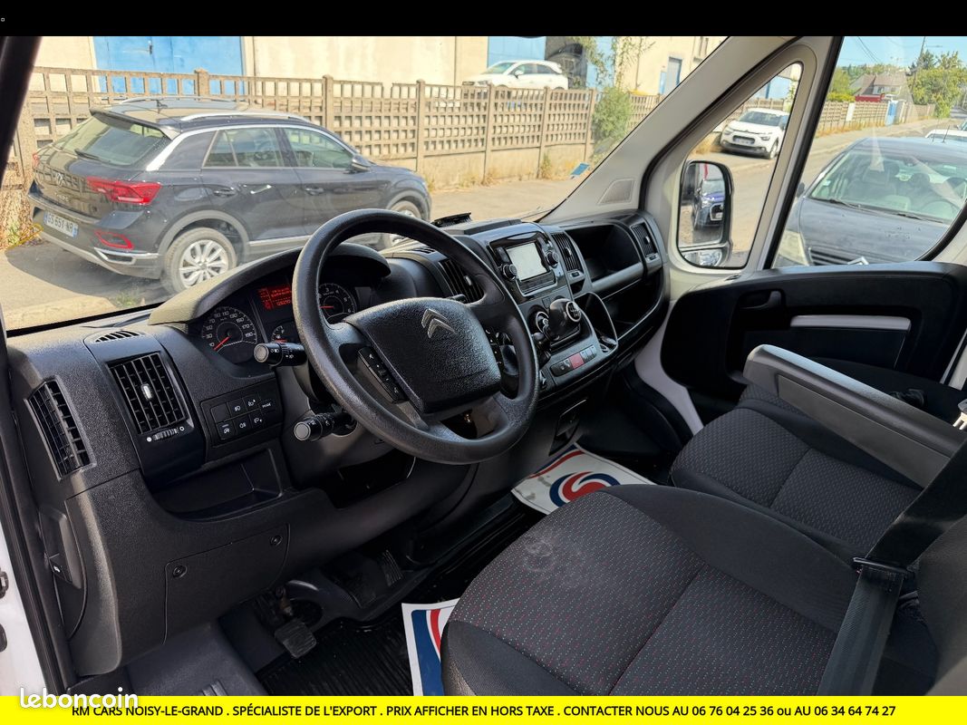 CITROEN JUMPER FOURGON TOLE 33 L1H1 BLUEHDi 140 SS BVM6 DRIVER EXPORT TUNISIE MAROC PRIX EN HT (image 7)