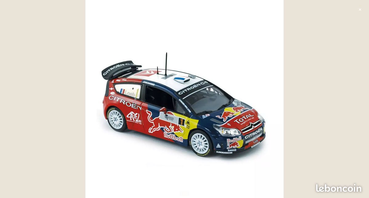 NOREV 155422 Scale 1/43 | CITROEN C4 WRC N 1 WINNER RALLY TOUR DE CORSE