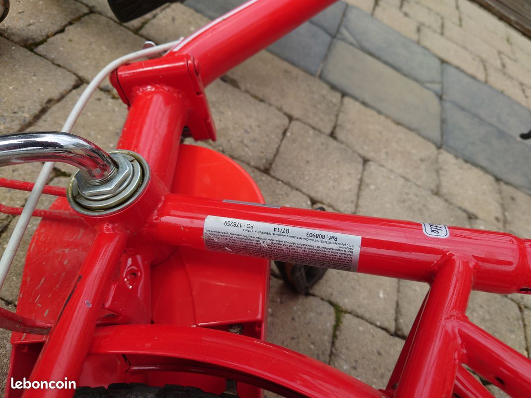 Vélo pliant enfant rouge (image 8)