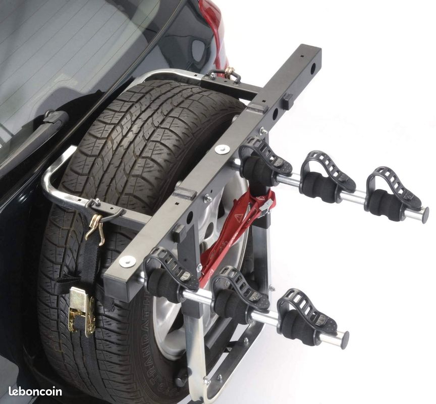 Porte-vélos sur roue de secours Mottez A500P (3 vélos) (image 3)