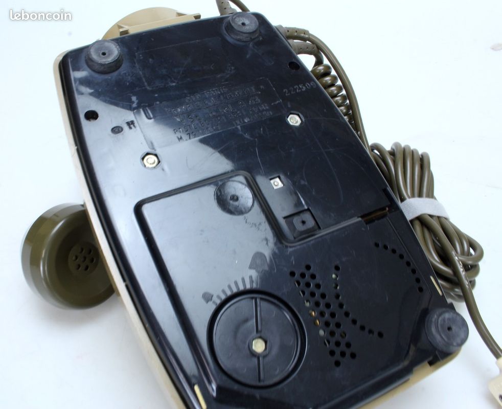 Téléphone Fixe Vintage Socotel S63 France Télécom Des Années 1980 (Réf A-710)