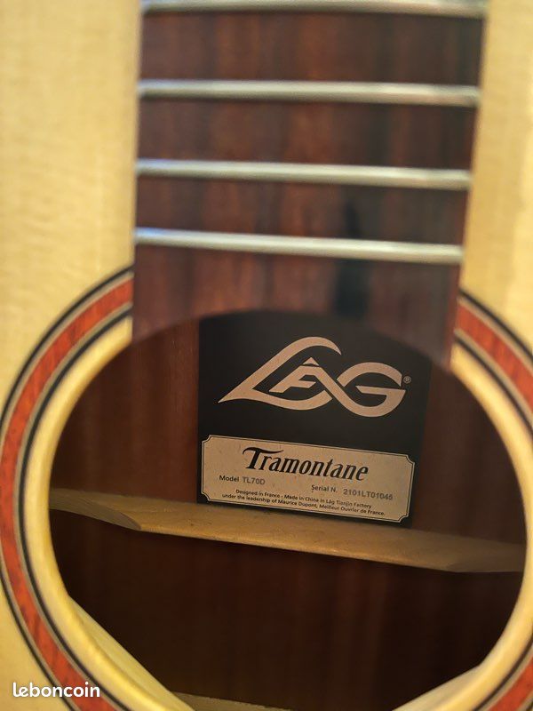 Guitare acoustique Lag pour gaucher (image 2)