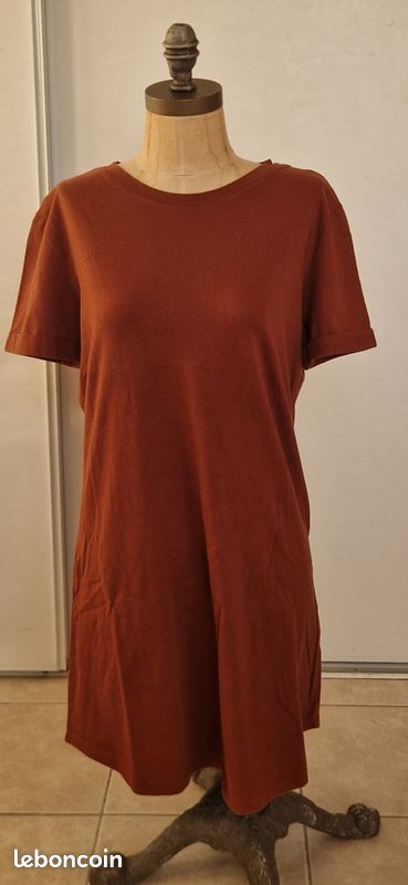 Robe droite marron Forever 21 taille M (image 1)