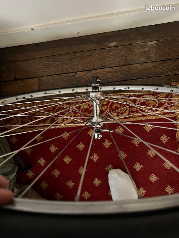 Roue ou jante avant vélo route vintage 700C (image 3)