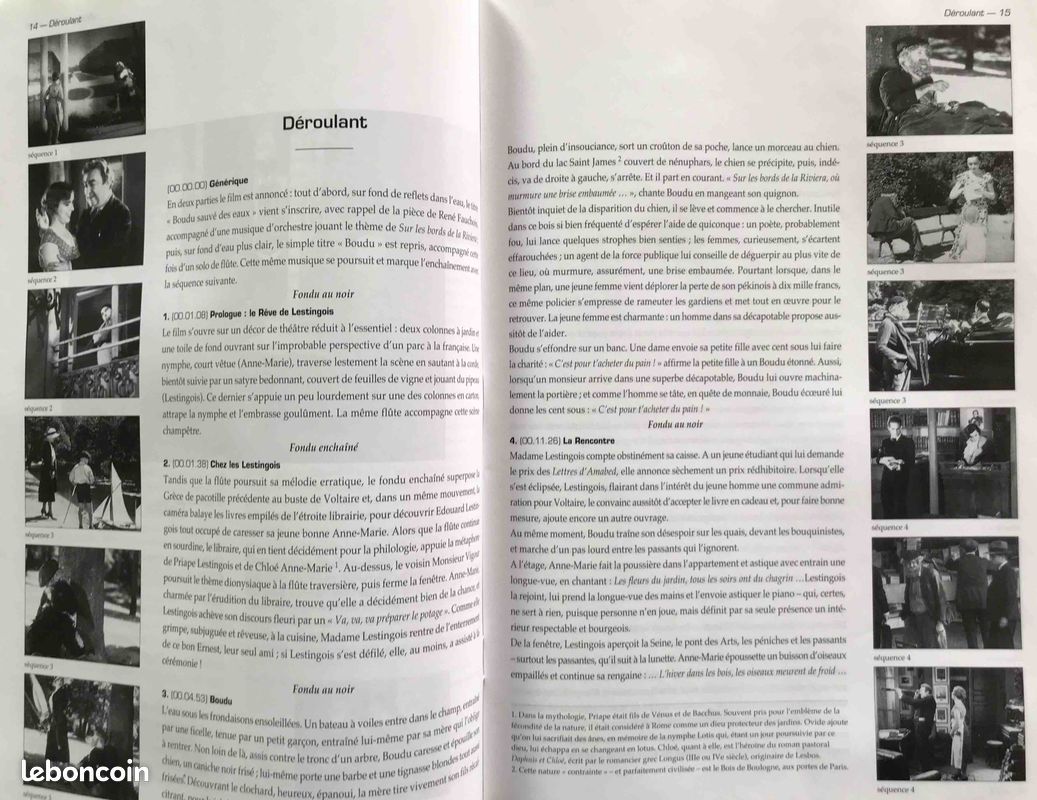 🎬 Cahier de notes 🎬 Boudu sauvé des eaux (1932) 2003 (image 3)