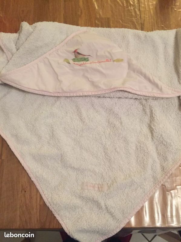 Serviette bébé sortie de bain DPAM (image 2)
