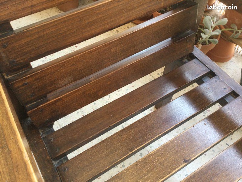 Paire de fauteuils vintage bois (image 8)