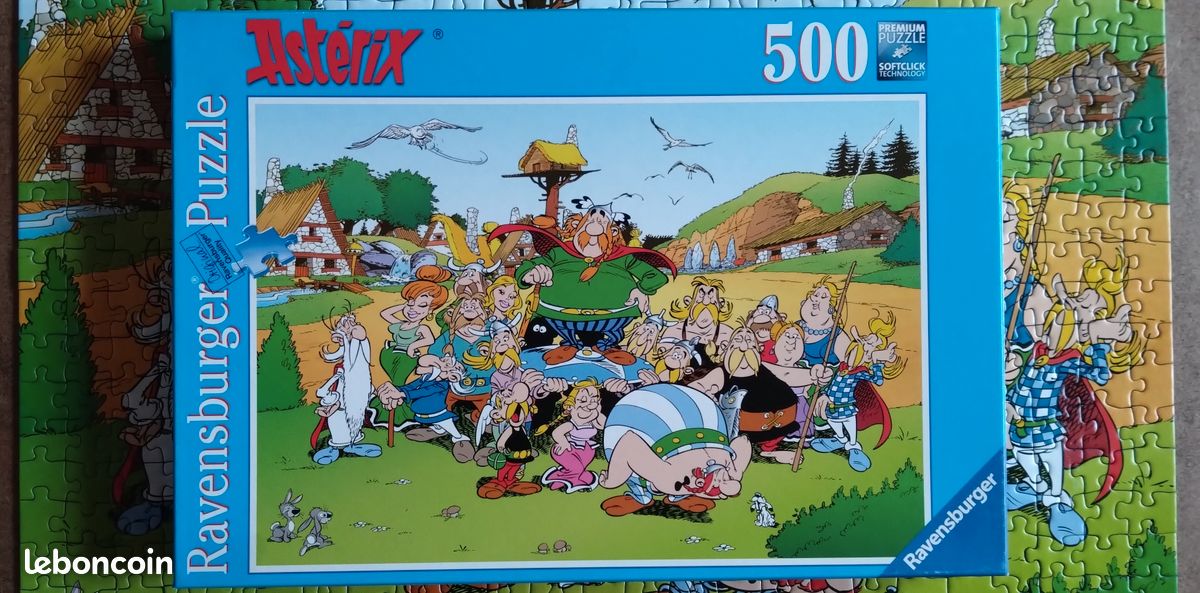 Ravensburger Puzzle 500 Pezzi Astérix Au Village | Dimensioni 49x36 Cm | Per Adulti E Ragazzi 12+ | Qualità Premium