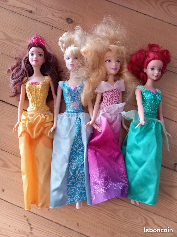 Jeux 3 en 1, puzzle et barbies princesses Disney (image 2)