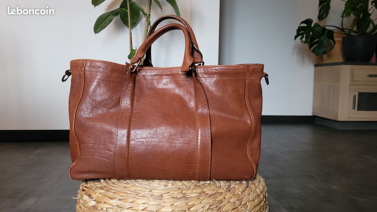 Sac à main Longchamp 3D Cognac (image 3)