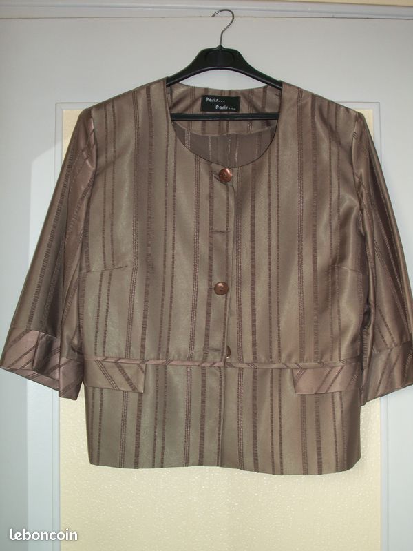 Ensemble de cérémonie avec chapeau assorti (image 1)