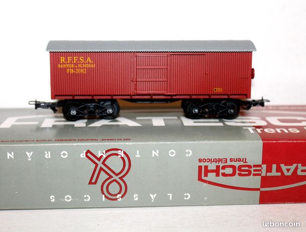 Rare frateschi ho n° 2016 wagon couvert rffsa, refrigerant fourgo