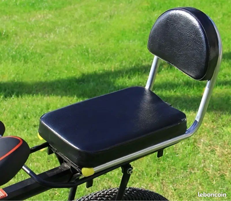 Dossier De Siège Pour Vélo – Coussin épais En PU, Structure Acier, Confortable Et Facile à Installer