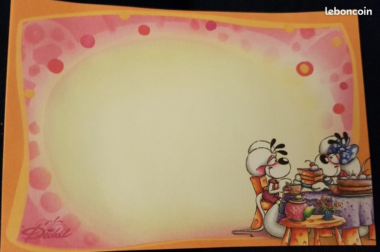 "DIDDLINA pause goûter" coffret 60 feuilles MEMO- NEUF- jti1 (image 2)