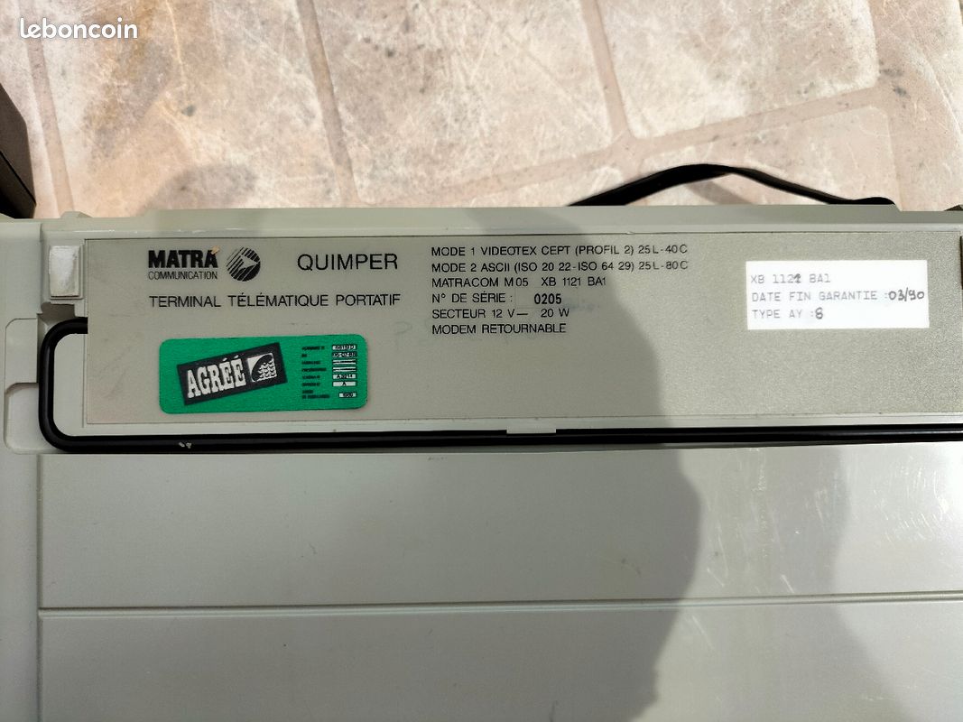 Minitel Matra M05 (image 4)