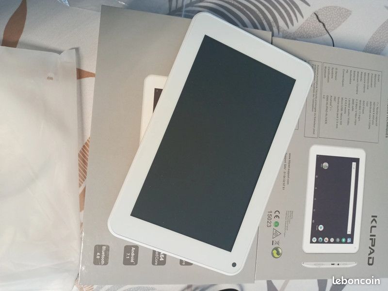 Tablette Kliver Klipad Android 7 Pouces – Pour Pièces Détachées (non Testée)