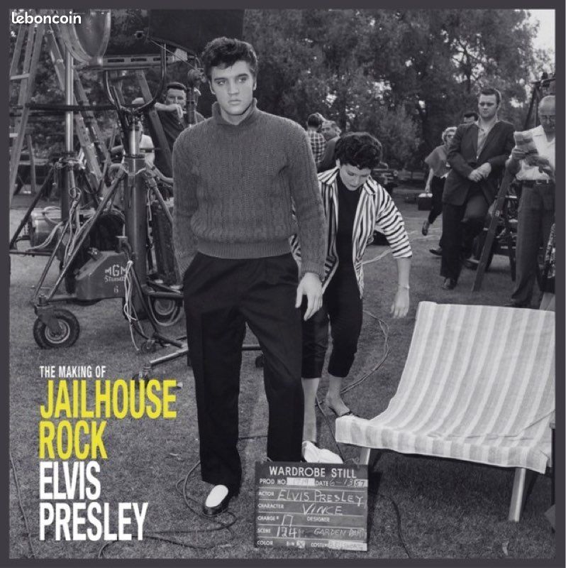 Elvis Presley The Making Of Jailhouse Rock Radio Recorders Studio-Mgm Soundstage Hollywood Avril Mai Juillet 1957 Box 2 livres couverture rigide 365 Pg-85 Pg 3 Cd Soundboard Vinyl 45 Tours Scellé Rare (image 13)