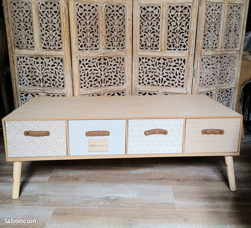 Table basse avec tiroir (image 1)
