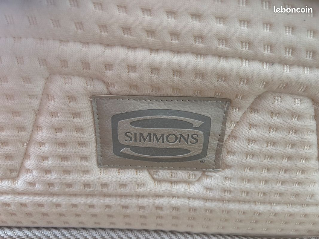 Sommier + matelas Simmons (image 4)