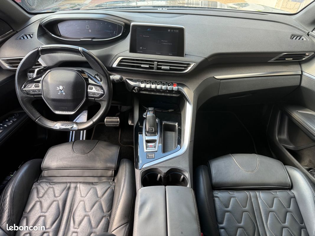 PEUGEOT 3008 2.0 BLUEHDI 180CH GT CAMERA 360 SYSTEME SON FOCAl (image 14)