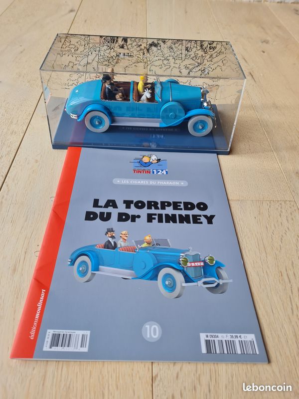 Lot De 2 Voitures Tintin – Collection Hachette échelle 1/24 Avec Fascicules
