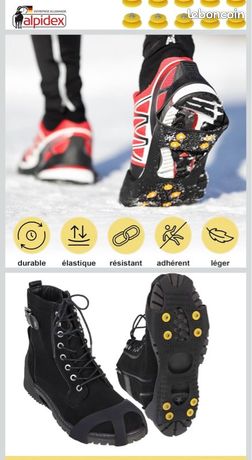 Crampons Vintage Pour Matériel Ski / Marche Sur Glace Et Neige