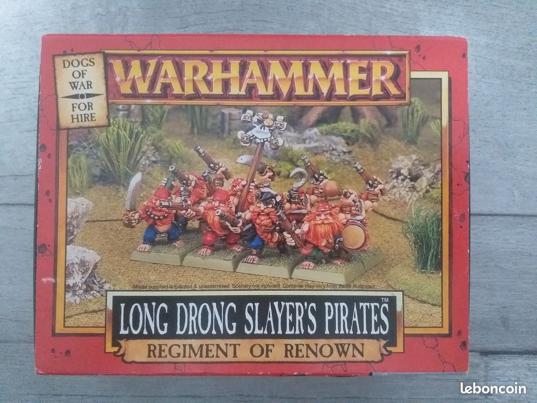 Long Drong's Slayer - Pirate Dogs Of War - Figurine Métal Warhammer